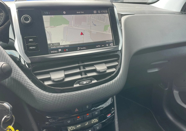 Peugeot 208 cena 39500 przebieg: 46300, rok produkcji 2018 z Wyszków małe 106